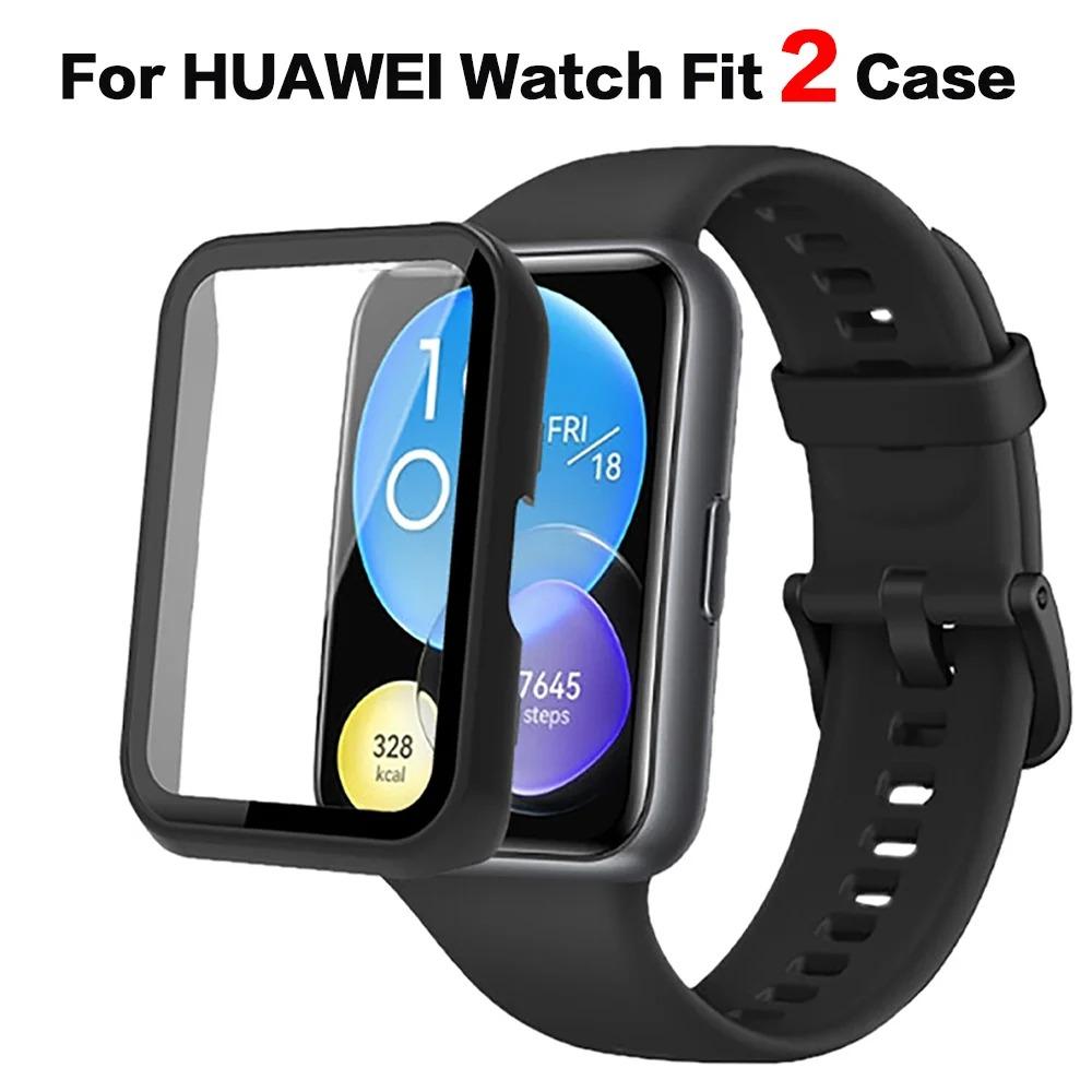 PC+Glass Watch Protective Case for Huawei watch fit2 Intelligent Configuration Accessories