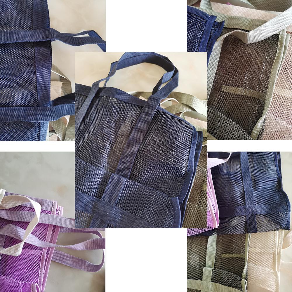 Милая большая многофункциональная сетчатая дышащая сумка-тоут для отдыха и путешествий, большая вместительная сумка для хранения, сумка для покупок, сумка-органайзер для дома