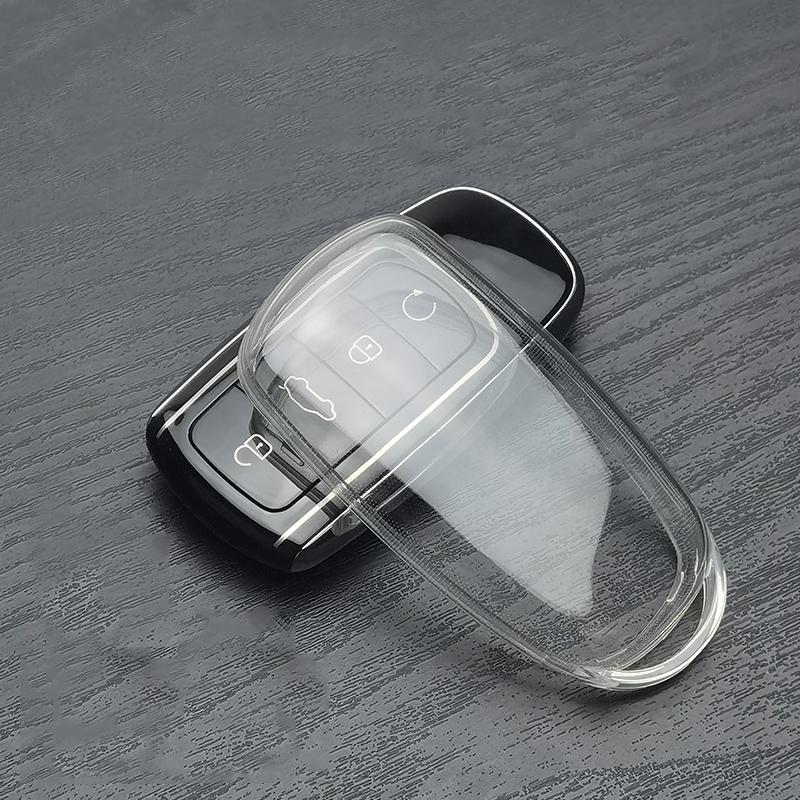 Chery Tiggo 8 Pro/Tiggo 8 Pro Max ТПУ прозрачный чехол для ключей от автомобиля держатель защитный чехол для ключей аксессуары