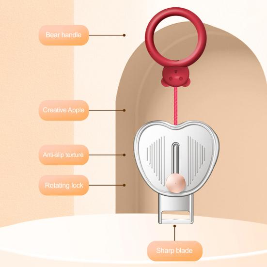 Мини-овощечистка для фруктов и овощей с выдвижным лезвием из нержавеющей стали, устройство для удаления кожуры картофеля, складной безопасный инструмент для очистки фруктов от кожуры яблок, груш, картофеля, киви