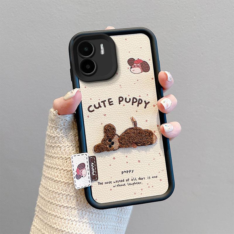 KEYSION Мультяшный милый плюшевый чехол с вышивкой для Redmi A2 A1 со шнурком, силиконовый противоударный чехол для телефона Xiaomi Redmi A1 A2