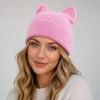 Y2K Cat Ears Beanie Hats Cute Pullover Hat Cute Knitted Hat  Outdoor