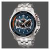 Casio EDIFICE Простой деловой кэжуал Синий и красный контрастные цвета Питание от солнечной энергии Шесть радиостанций Классическая стрелочная индикация Четыре циферблата и восемь EQW-M710D-2A