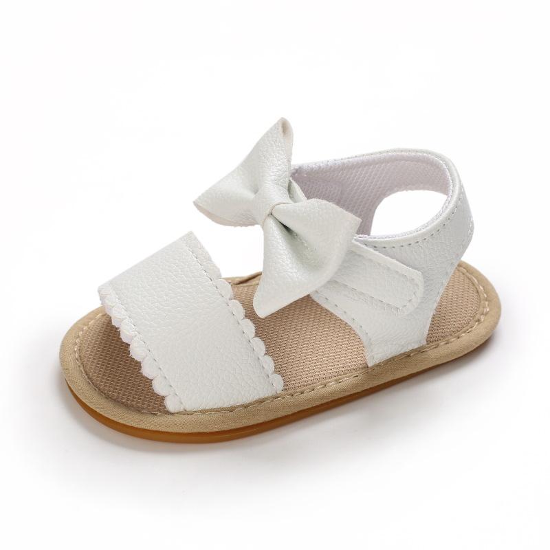 Summer Baby Sandals 0-1 Years Old Learning Footwear Soft Glue Bottom Baby Shoes Breathable Princess Shoes