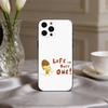 Милый чехол для телефона Y-Yoshitomo Nara для iPhone 17pro, 16,15,14,13,12,11 X XR Plus, Другие Мягкий черный чехол