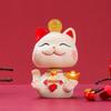 Украшение для рабочего стола Lucky Cat из смолы - милое мультяшное украшение для офиса