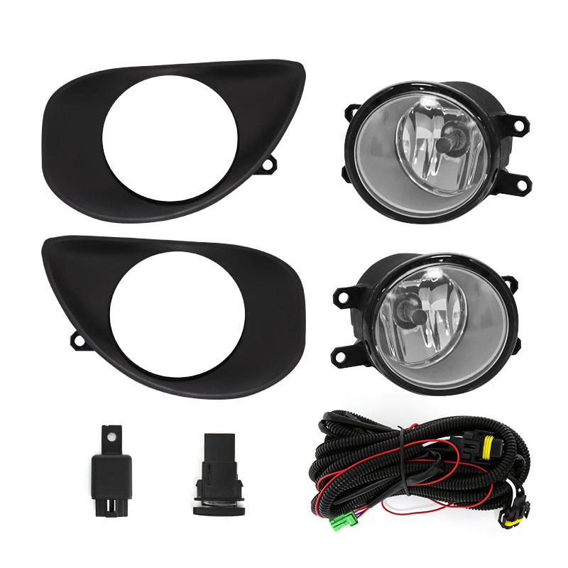 Автомобильные светодиодные противотуманные фары для Toyota Yaris 2006 2007 2008, гологенные лампы на бампере для вождения, дневные ходовые огни DRL дневного света