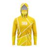 Mens UV Protection Fishing Hoodie Long Sleeve Breathable Outdoor Sunproof Hooded Top Angling