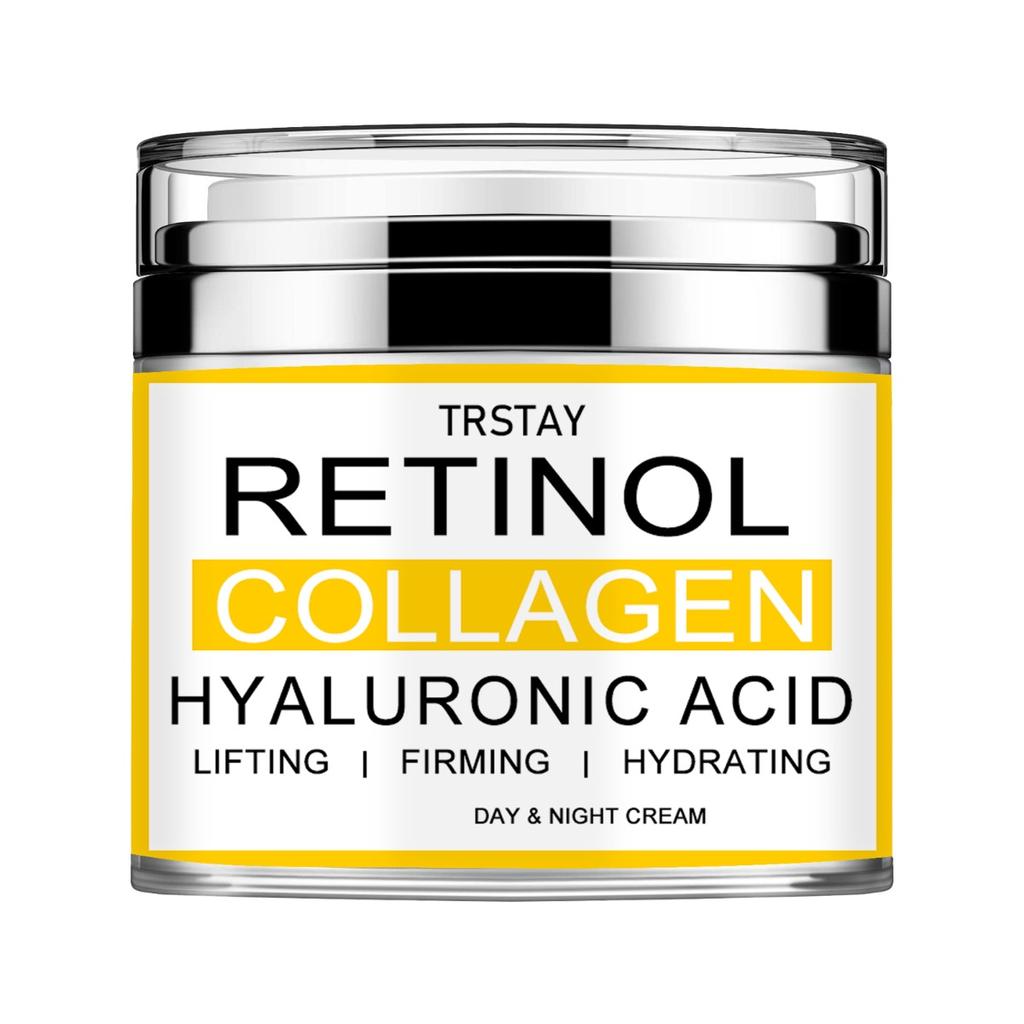 Крем с ретинолом, коллагеном и гиалуроновой кислотой для ухода за кожей шеи, кремы для лица для женщин, увлажняющий и отбеливающий крем для кожи