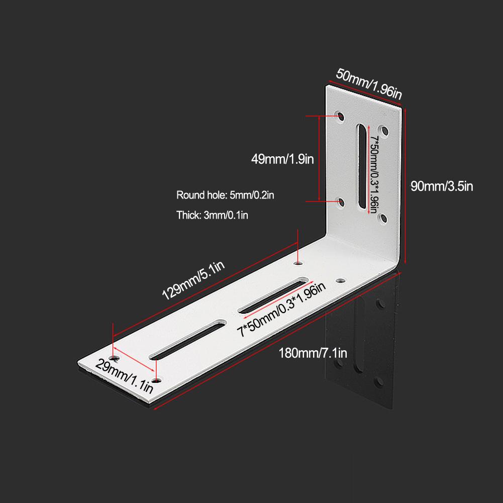 1 шт. L-образные кронштейны, угловые кронштейны, регулируемый соединитель, крепежный кронштейн, ламинированная опора, прочная полка, мебельная фурнитура