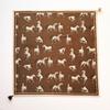 1116 spring and summer new versatile retro paisley cashew flower pendant medium square towel women's neck multi-functional decoration
