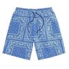 Men Shorts Drawstring Waist Casual Printed Regular Style Shorts with Pockets Wide Leg Outdoor Shorts