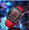 CURREN 8442 Top Brand Men's Watches Luxury Square Quartz Wristwatch Waterproof Luminous Chronograph Watch for Men Date Clock