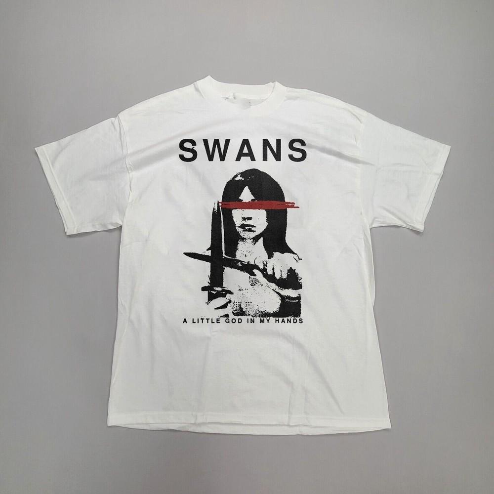 SWANS группа A Little God In My Hands Хлопковая унисекс футболка с коротким рукавом MA035 Унисекс футболка