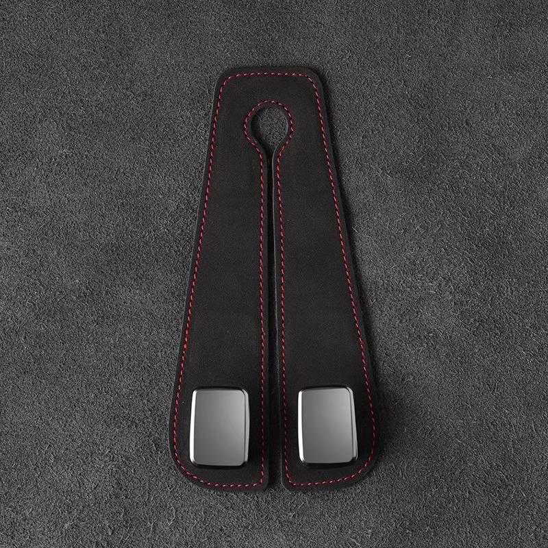 Замшевые кожаные крючки на подголовник автомобильного сиденья