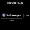 For Volkswagen VW Car Metal Emblem Wiper Stickers Reflective Decor Decals Accessories For Volkswagen Sagitar Polo Passat R-Line