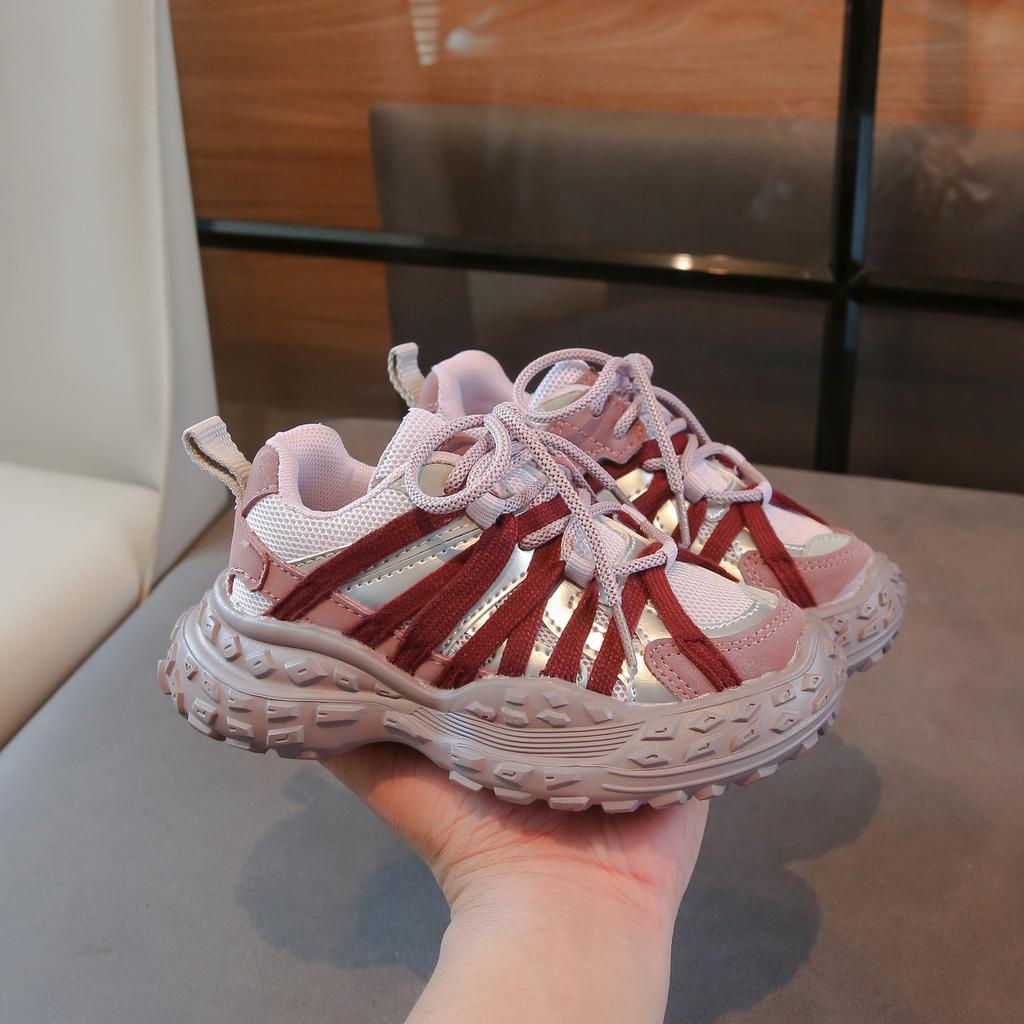 Детские кроссовки для мальчиков, модные весенне-осенние школьные кроссовки для девочек, массивные универсальные детские повседневные баскетбольные кроссовки, нескользящие