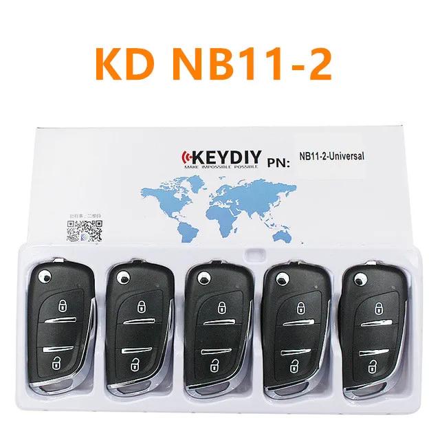 5PCS KD NB11 Multi-functional Universal Remote Key 2 /3 Buttons for KD900+ URG200 KD-X2 NB-Series KEYDIY NB11 NB11-2 NB11-3