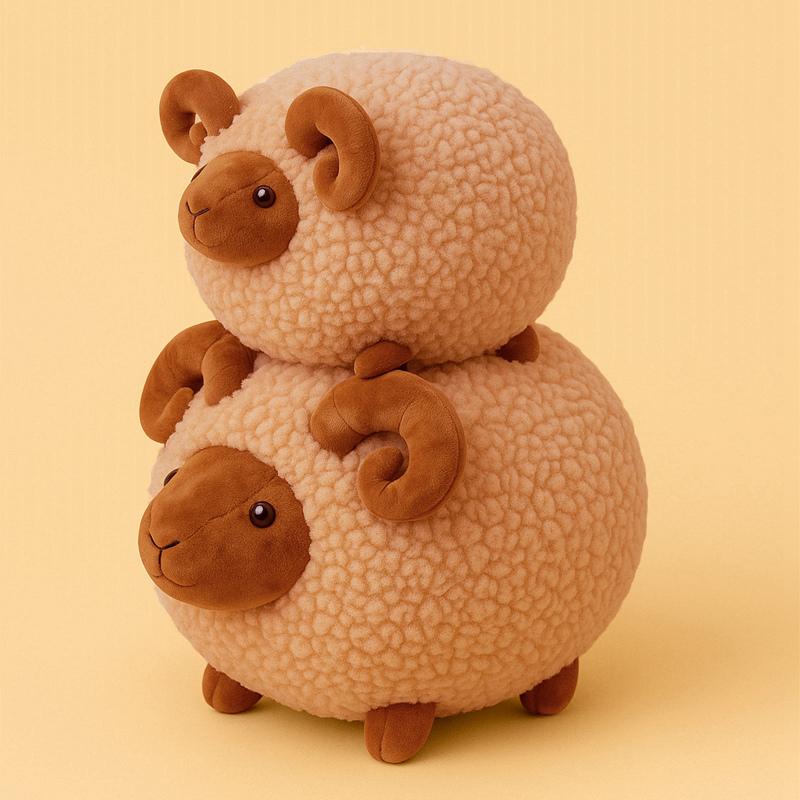 30Cm Chubby Fat Sheep Plush Stuffed Soft Throw Pillow Comfortable Huggable Doll Birthday Gifts
