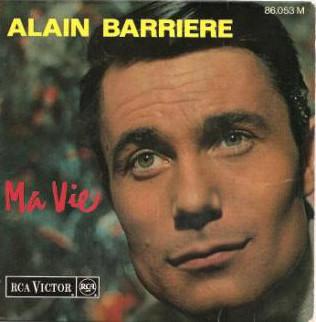 7-дюймовая пластинка АЛЕН БАРЬЕР - Моя жизнь 86053 RCA Victor 1964 Франция Поп Б/У