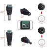 No Soldering Required Male Female CCTV Monitoring Video Cable Plug Connector for Home Indoor Surveillance Cabling