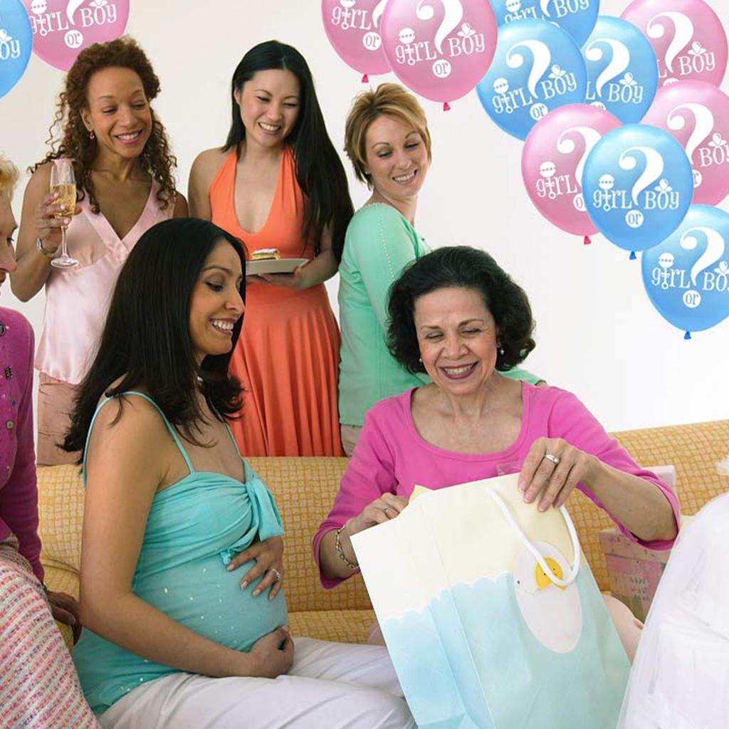 23 шт., украшения для выявления пола, воздушные шары для вечеринки-детский душ/день рождения, украшения, розовый, синий фольгированный шар и латексные шары