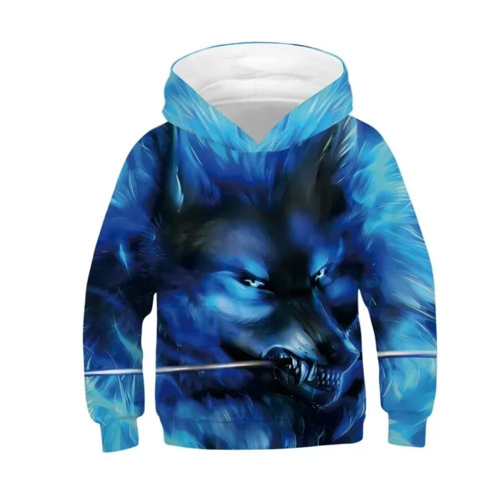 New Animal Lion Pattern 3D Printed Men's Hoodie Spring and Autumn Casual Long Sleeve Hoodie Street Loose Sweatshirts Men's Tops