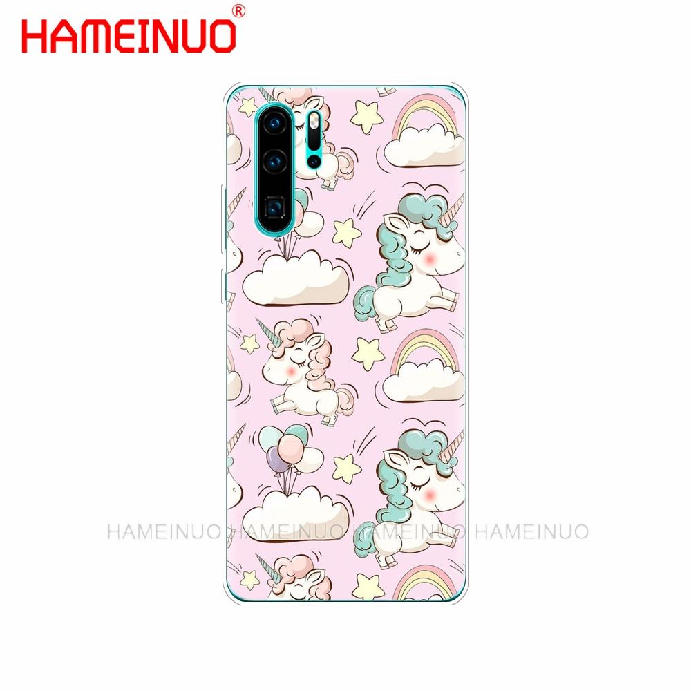 Силиконовый чехол для телефона huawei P30 PRO LITE P SMART 2019 plus p smart Z p20 lite 2019 Unicorn On Rainbow Jetpack