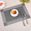 NO.HS PVC Rectangle Placemat Heat Insulated Bowl Dish Mat Dining Table Decor Heat Resistant Mat