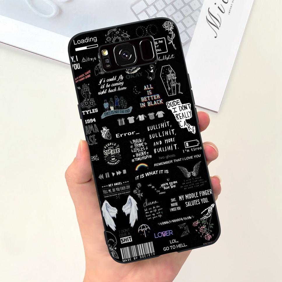 New For Samsung Galaxy S8+ SM-G955F Case Luxury Flower Butterfly Soft Silicone Cover For Samsung S8+ S8Plus S8 Bumper Phone Case