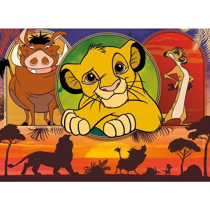 Puzzle MaxiFloor - Le Roi Lion - LISCIANIGIOCHI - 4 x 48 pieces - Des 4 ans