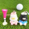 Plastic Fisherman's Bear Golf Tee Recyclable Golf Novelty Shape Tees  Golf Accessories
