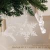 Crystal Snowflake Ornaments: Creative Christmas Tree & Wedding Decorations