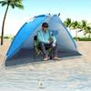 Outdoor Portable Beach Sunshade Tent Fishing Trip Camping Tent Rain Proof Sun Proof and Space Saving for Convenient Storage