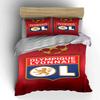 Lion, stars, Olympique Lyonnais. Bedding sets Duvet cover sets Duvet covers Pillowcases(1 * Duvet Cover 2 * Pillowcases without duvet insert)