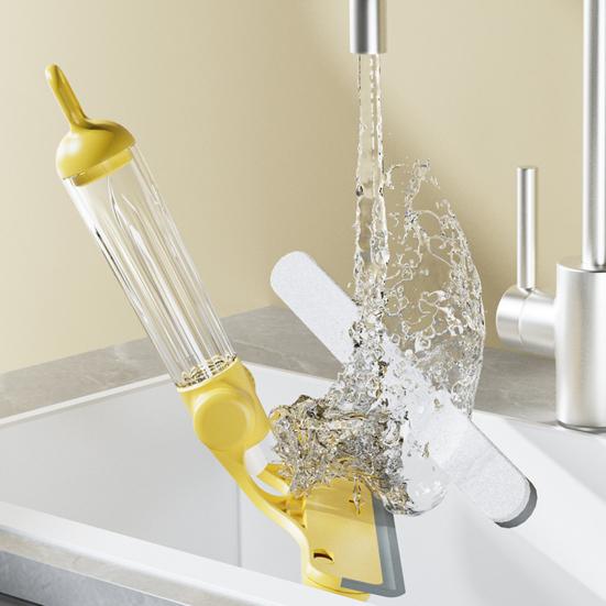 Скребок для мытья стекол 3-в-1 с распылителем, эргономичной ручкой, профессиональный скребок для чистки, набор скребков для окон