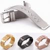 Stainless Steel Fashion Watch Belt Writst Watch Band Watch Srtap Durable 14/16/18/20/22/24mm