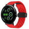 Дышащий силиконовый ремешок для Google Pixel Watch 3 45 мм Магнитный браслет для Pixel Watch 3 41 мм Заменяемые аксессуары для браслета