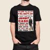 Johnny Cash Vintage Concert Poster T-shirt