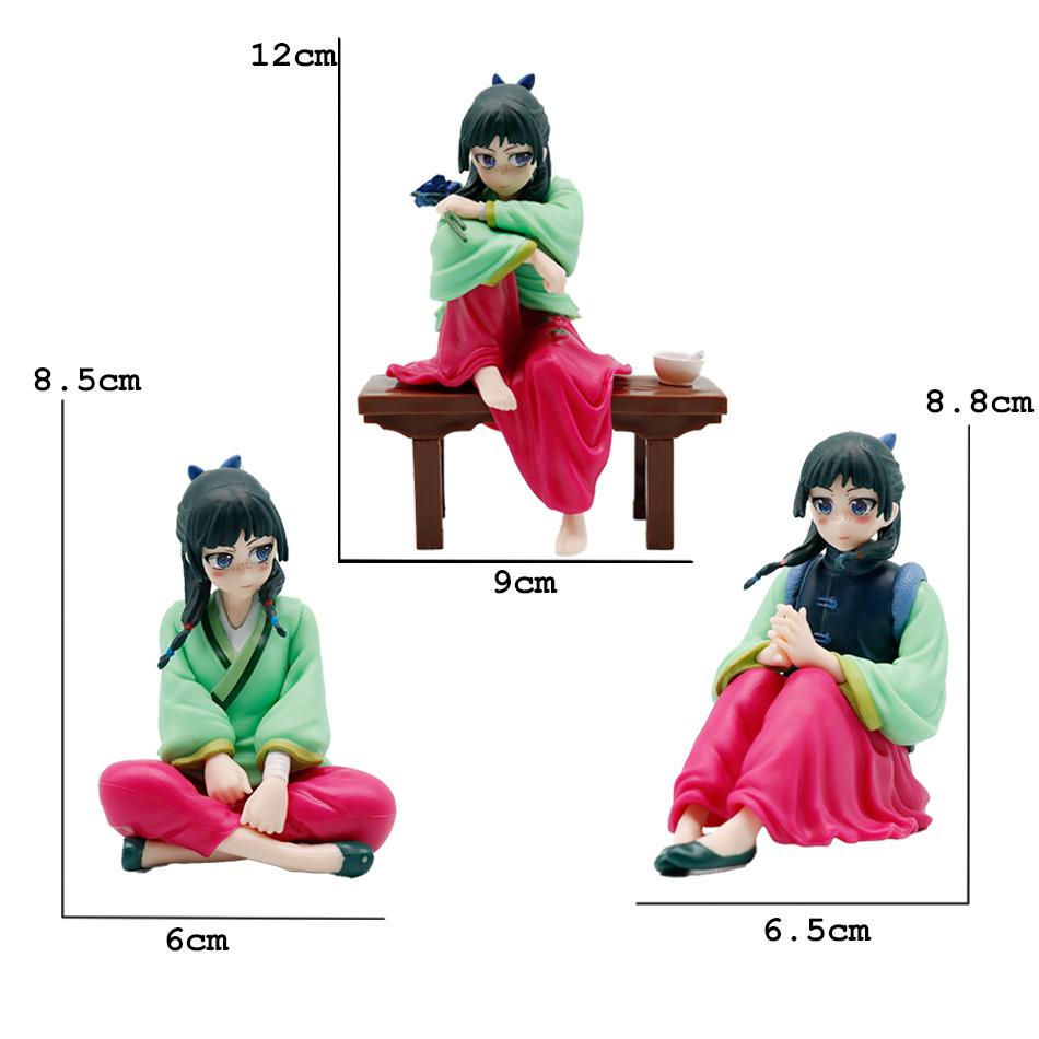 12 The Apothecary Diaries Anime Figures Pvc Model Maomao & Table Cute Girl Action Figures Toys For Gift Collect Figure Christmas