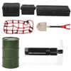 Oil Barrel Storage Box Shovel Luggage Net Sticker RC Car Decorative Tools AccessoryBlack