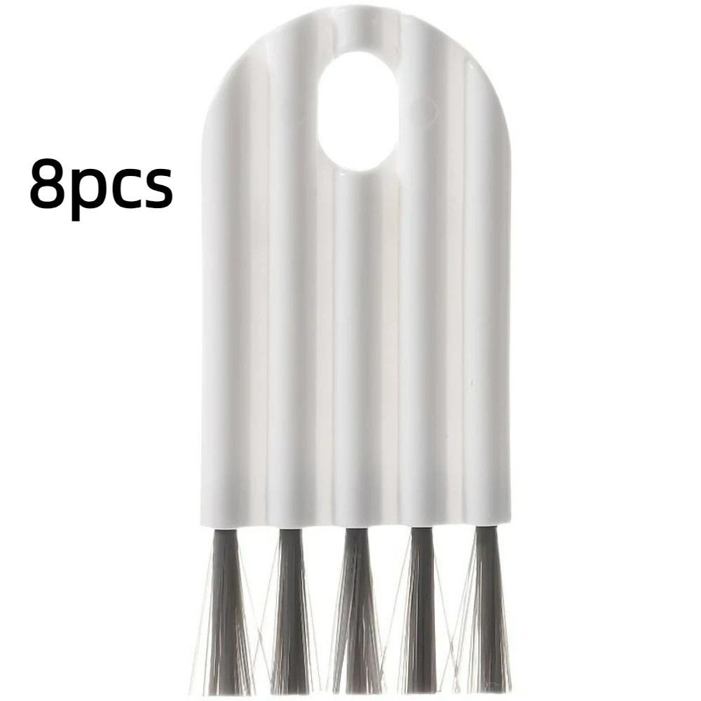 1/2/4/6/8 шт. Многофункциональная щетка для чистки клавиатуры, щетка для чистки крышки чашки, щетка для чистки пазов термокружки, щетка для чистки щелей молочной бутылки