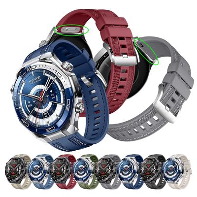 Ремешок 22 мм, подходит для Huawei Watch Ultimate 2, мягкий и прочный силиконовый нейлоновый сменный браслет для GT6 Pro GT5 46 мм