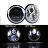 7-дюймовый RGB светодиодный Wrangelight: Управляемые по Bluetooth, 40 Вт модифицированные фары для автомобиля Wrangler.