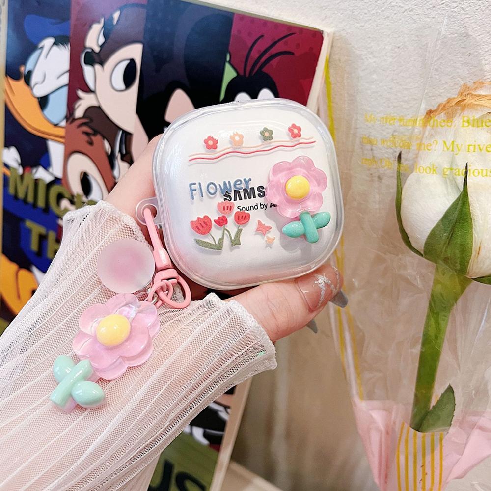 Милый чехол для наушников Fresh Flower для Samsung Galaxy Buds FE / Buds Pro / Buds2 / Buds2 Pro Чехол для беспроводных наушников Аксессуары
