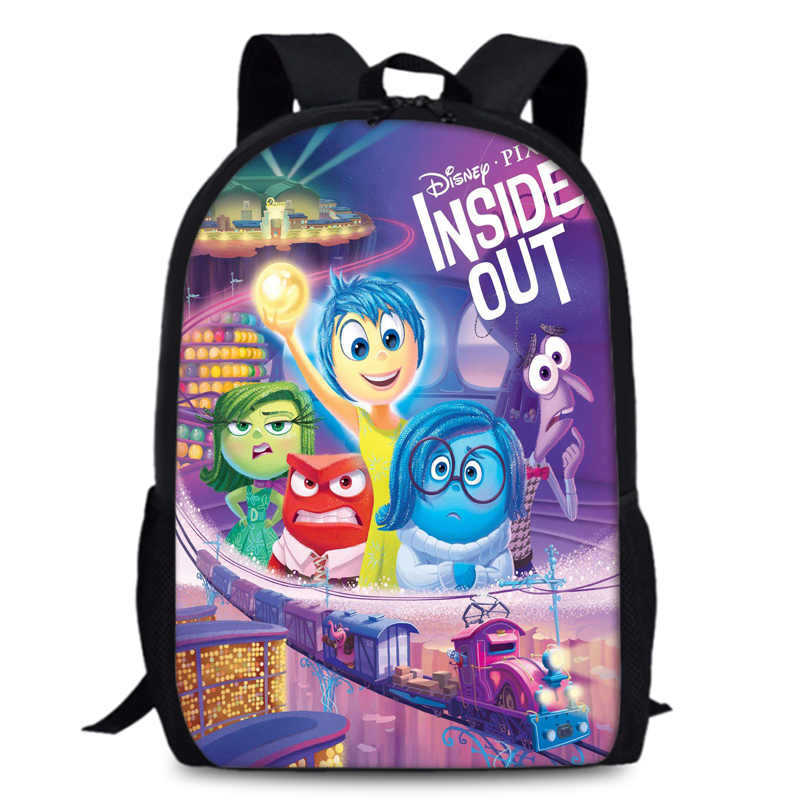 Школьный рюкзак Inside Out 2, 15-дюймовый, для ученика, рюкзак для студента, рюкзак большой вместимости