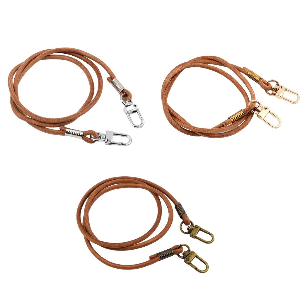 4 мм плечевой ремень 15/23/31/47 дюймов круглый ремень для сумки-ведра с пряжкой для женской сумки через плечо ремень для самостоятельного изготовления