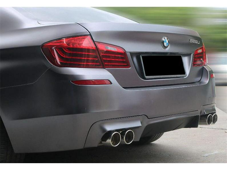 Накладки на глушитель в стиле M5 для BMW 5 серии F10/F18, Нержавеющая сталь и углеродное волокно для 520, 525, 530li.