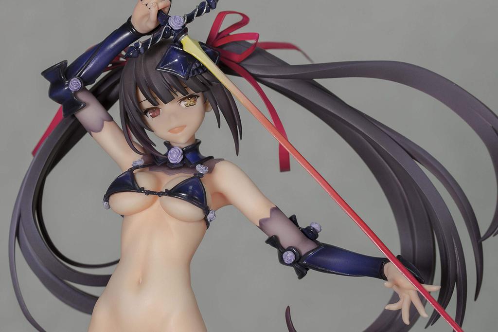 ALPHAMAX Date A Live Fragment Date A Bullet Kurumi Tokisaki Bikini Armor Ver. 1/7 Scale PVC Pre-painted Completed Figure AX-0243