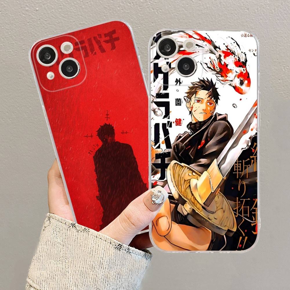 Kagurabachi Phone Case For iPhone 17 16 15 14 11 12 13 Mini Pro XS Max Plus Funda Shell